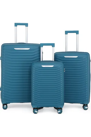 Infinity Unisex Hard Shell Classic Suitcase 8 Wheel Cabin TSA Luggage Case Holiday Travel - Size Large