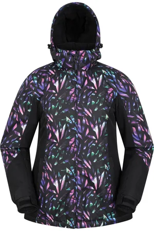 Mountain Warehouse Womens/Ladies Dawn II Kaleidoscope Ski Jacket ( /Teal) - Size 12 UK