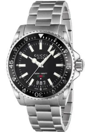 Gucci YA136301 Mens Watch - Stainless Steel - One Size