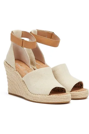 TOMS Marisol Natural Oxford Wedge Womens - Rubber - Size UK 5
