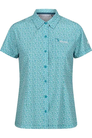 Regatta Womens/Ladies Floral Packaway Short-Sleeved Travel Shirt (Tahoe ) - Size 10 UK
