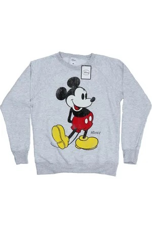 Disney Womens/Ladies Mickey Mouse Classic Kick Sweatshirt (Heather ) - Size X-Large