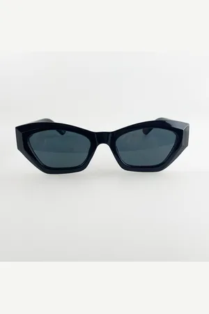 SVNX Womens Angular Cat-Eye Sunglasses - One Size