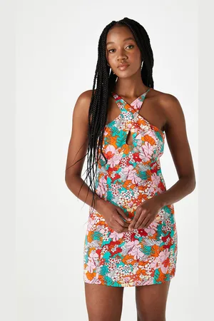 Urban Bliss Womens Cross Over Strap Mini Dress - Size 8 UK