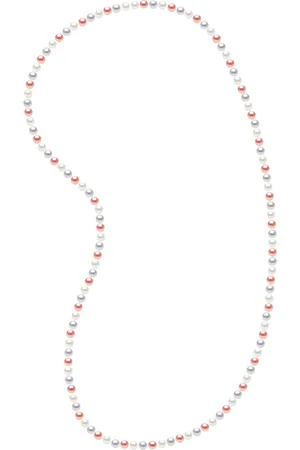 Diadema Womens - Necklace - OPERA Real Freshwater Pearls - Pastel - One Size