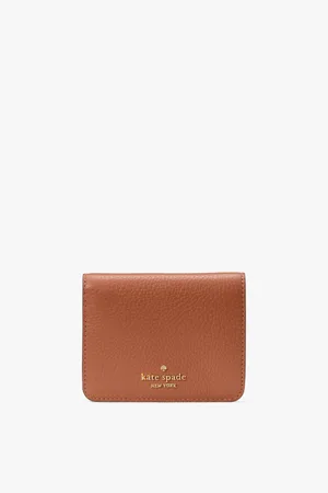 Kate Spade Womens Lena Pebbled Leather Small Bifold Wallet - - One Size