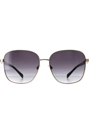 Karen Millen Square Womens Dark Grey Gradient KM7020 Metal - One Size