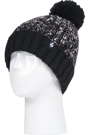 Heat Holders Womens - Ladies Thermal Winter Bobble Hat with Large Pom Pom - - One Size