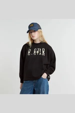 G-Star Womens G-Star RAW Chroma Graphic Loose Sweater - Cotton - Size X-Small