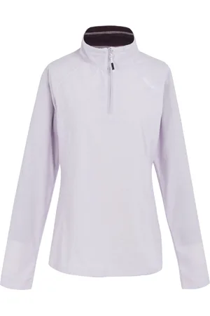 Regatta Great Outdoors Womens/Ladies Montes Half Zip Fleece Top ( Frost) - Size 16 UK