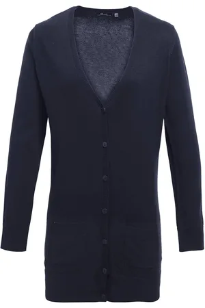 Premier Womens/Ladies Longline V Neck Cardigan - Size 14 UK