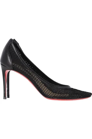 Christian Louboutin Pre-owned Womens Filomena 85 Pumps in Mesh and Leather - Size 37.5 EU/IT