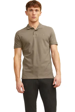 JACK & JONES Mens Polo Shirts Short Sleeve Slim Fit - - Size Large