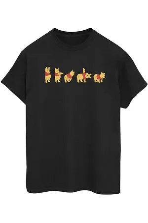 Disney Womens/Ladies Winnie The Pooh Stretching Cotton Boyfriend T-Shirt - Size 3XL