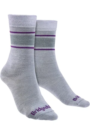 Bridgedale Womens Liner Base Layer Merino Socks - Lt / Purple Merino Wool - Size 3-4.5 (UK Shoe)