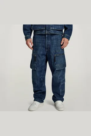 G-Star Mens G-Star RAW Multi Pocket Cargo Relaxed Jeans - Cotton - Size 27W/32L