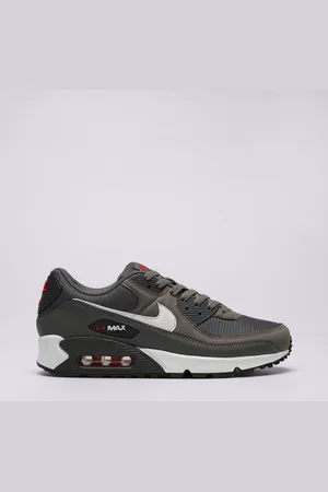 Nike Mens Air Max 90 Men’s Trainers in Iron /White/University Red - Size UK 11