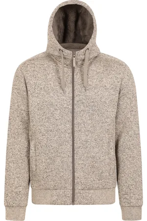 Mountain Warehouse Mens Nevis II Faux Fur Hoodie - Size X-Small