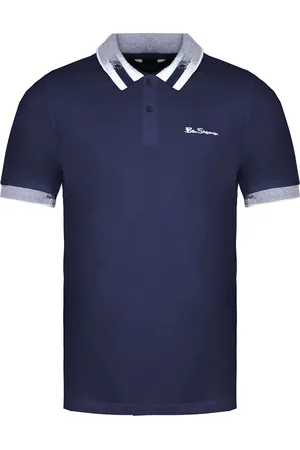 Ben Sherman Collar Interest Mens Polo Shirt Cotton - Size Small
