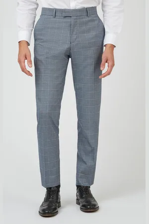 Antique Rogue Mens Puppytooth with Overcheck Trouser - - Size 42 Regular