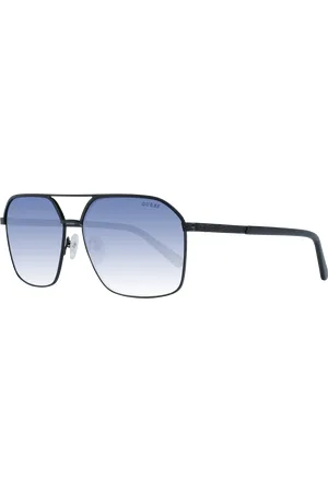 Guess Mens Sunglasses GF5081 01W Blue Gradient Mirrored Metal (archived) - One Size