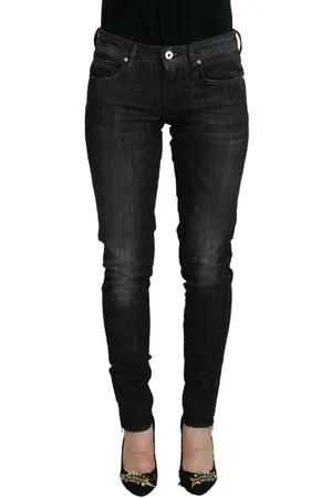 Fiorucci WoMens Cotton Low Waist Skinny Casual Jeans material_cotton - Size 27 (Waist)