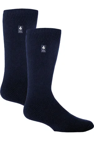 Heat Holders Mens 2 Pack Original Thermal Brushing Socks - - Size UK 6-11
