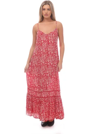 Superdry Womens Vintage Long Beach Camisole Dress in - Size 14 UK