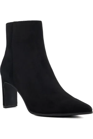 Dune Womens Ladies Ottaly - Block-Heel Ankle Boots - Suede - Size UK 8