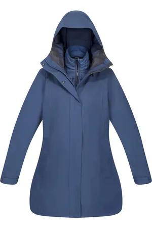 Regatta Womens/Ladies Denbury III 2 In 1 Waterproof Jacket (Dark Denim) - - Size 10 UK