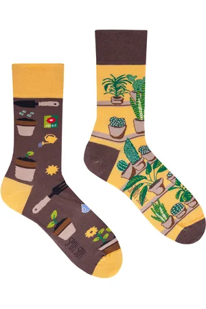 Spox Sox Unisex - Mens & Ladies Mismatched Novelty Odd Socks - Gardening - Cotton - Size UK 4-6.5