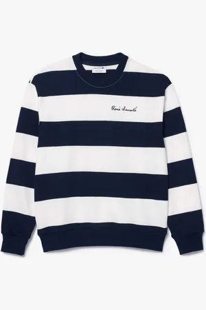 Lacoste Womens French Made Oversized Sweatshirt in Cotton - Size 12 UK
