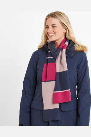 Tog 24 Unisex Brington Colour Blocked Scarf Cerise - - One Size
