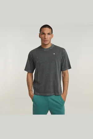 G-Star Mens G-Star RAW Overdyed Destroyed Boxy T-Shirt - Cotton - Size X-Small