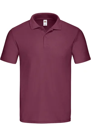 Fruit Of The Loom Mens Original Polo Shirt Cotton - Size 2XL