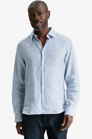 Oliver Sweeney Hawkesworth Mens Brushed Cotton Shirt - - Size X-Large