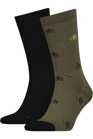 Scotch&Soda 2 Pack Mens Amphersand Classic Sock in Fabric - Size UK 6-8