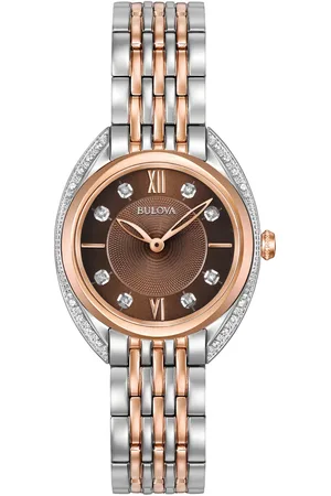 BULOVA Classic Diamond WoMens Watch 98R230 Stainless Steel - One Size