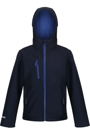 Regatta Childrens Unisex Childrens/Kids Ablaze 3 Layer Soft Shell Jacket ( /New Royal) - Size 9-10Y