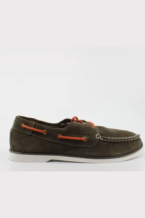 Timberland Childrens Unisex Seabury Kids Boat Shoes Leather - Size UK 5