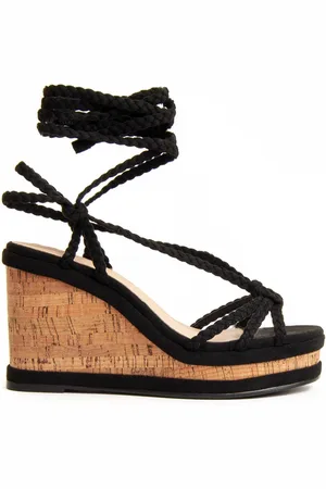 Montevita Womens Högklackad Sandal Wesand2 Svart - - Size UK 6