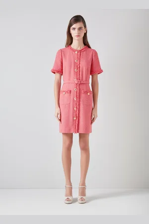 LK Bennett Womens Allie Dresses, Blush - - Size 20 UK