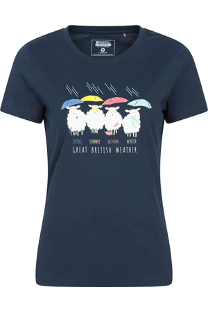 Mountain Warehouse Womens/Ladies Great British Weather T-Shirt - Size 6 UK