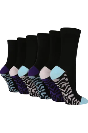 Wild Feet 6 Pair Multipack Womens Bamboo Socks