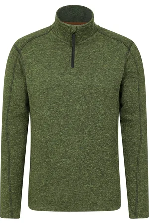 Mountain Warehouse Mens Idris II Half Zip Fleece Top (Dark ) - Size 2XS