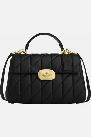 Coach Womens Eliza Top Handle in Quilted Leather - - One Size