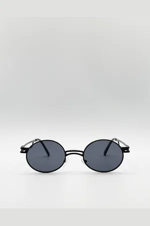 SVNX Womens Retro Round Sunglasses in Metal Composite - One Size