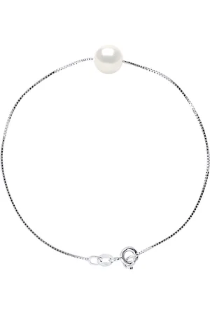 Diadema Womens - Bracelet - Real Freshwater Pearls in Gold - One Size