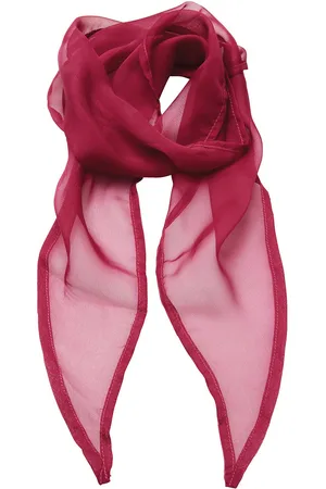 Premier Unisex Adult Colours Chiffon Scarf (Hot ) - One Size