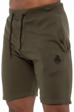 Enzo Mens Fleece Gym Shorts - Cotton - Size Small
